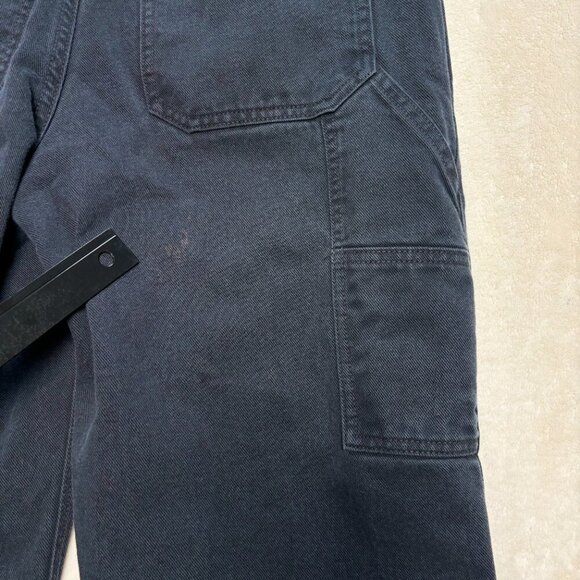 TNA Womes Greenwich High-Waisted Carpenter Twill Pants Sz 6 Utility Blue Aritzia - Picture 14 of 16